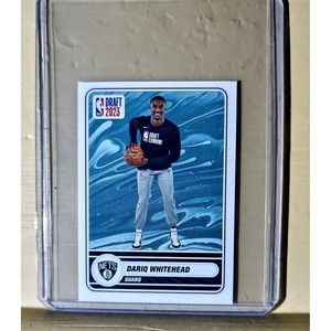 2023-24 Dariq Whitehead Panini NBA Draft Basketball #98 Sticker Atlanta Hawks